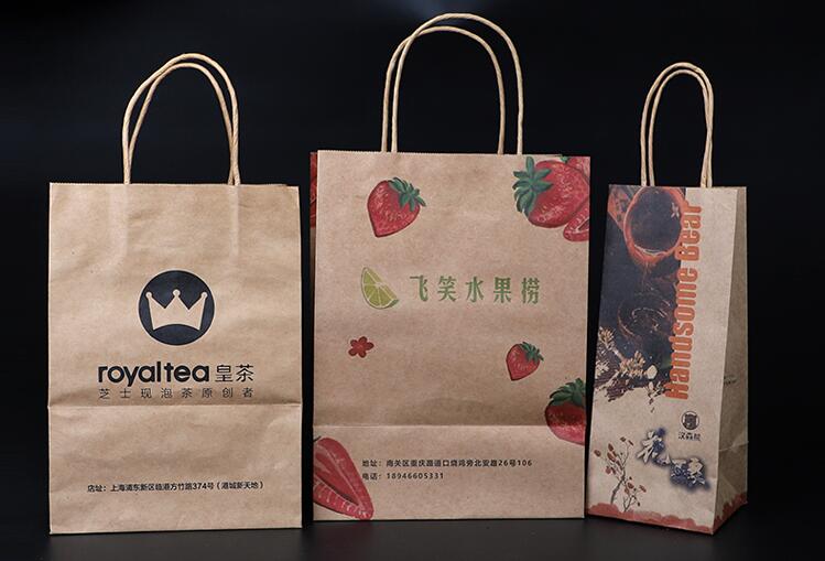 牛皮紙手提袋包裝制作 牛皮紙手提袋包裝制作